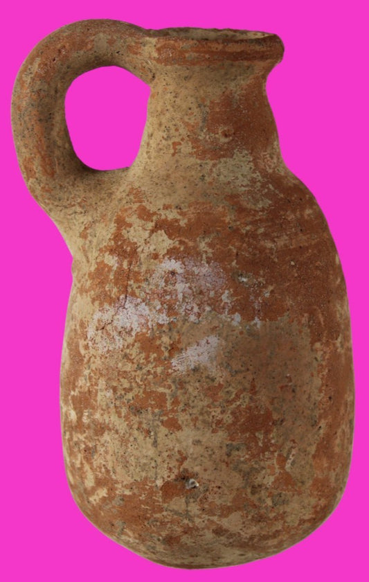 Time of Jesus Christ Ancient Holy Land Artifact Herodian Jug 50BC - 100AD COA 32