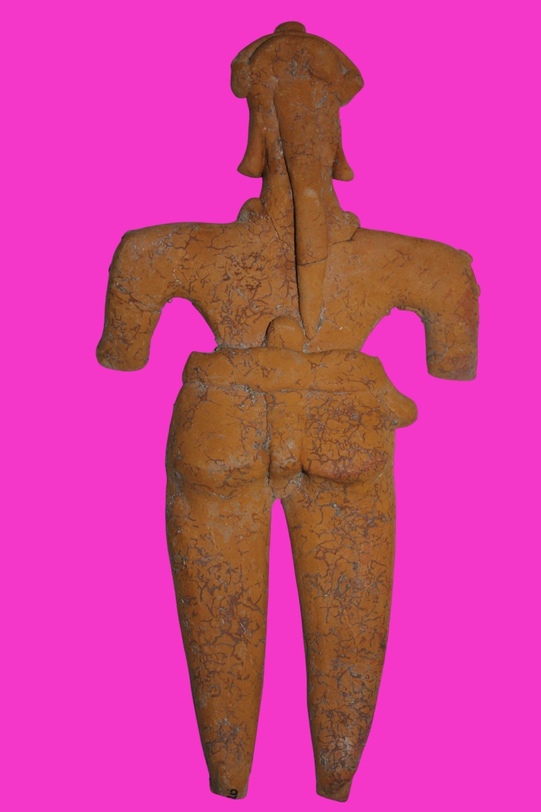 Pre Columbian Artifact BIG Female Shaman Tomb Figure Colima Mexico 100BC COA 248