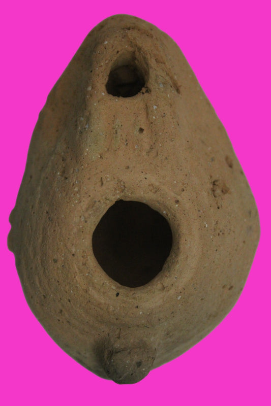 Ancient Holy Land Oil Lamp Artifact  From Jesus Christ Homeland 400-600AD COA 36