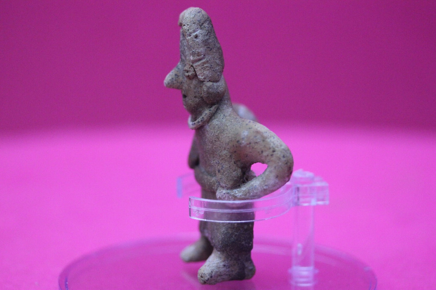 Authentic Pre Columbian Artifact Rare Grandma Tomb Figure Colima Mexico  COA 152