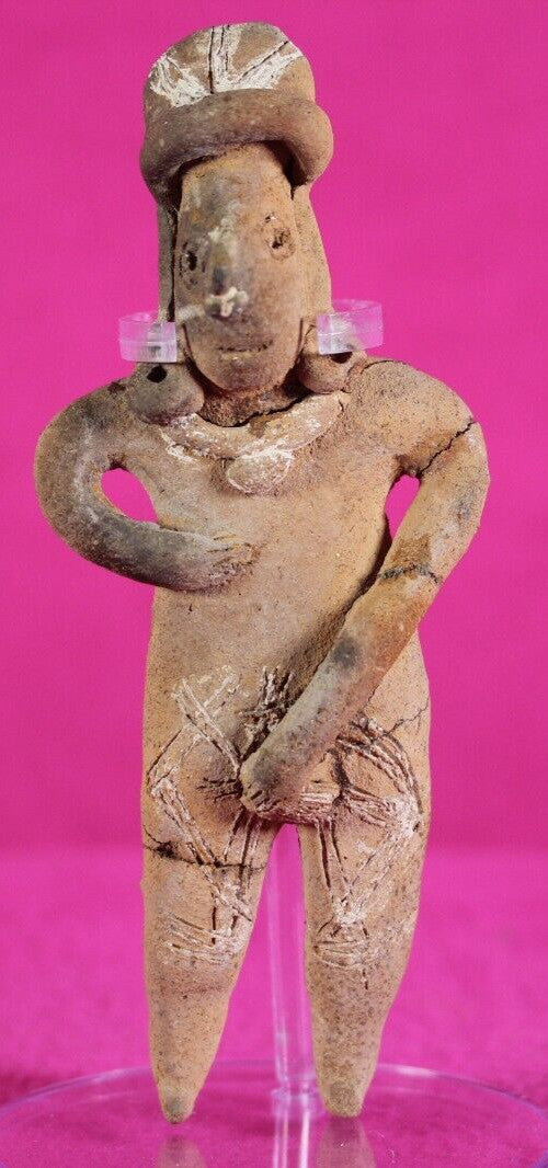 Pre Columbian Artifact Authentic Tomb Figure Colima Ex Arte Primitivo COA T74