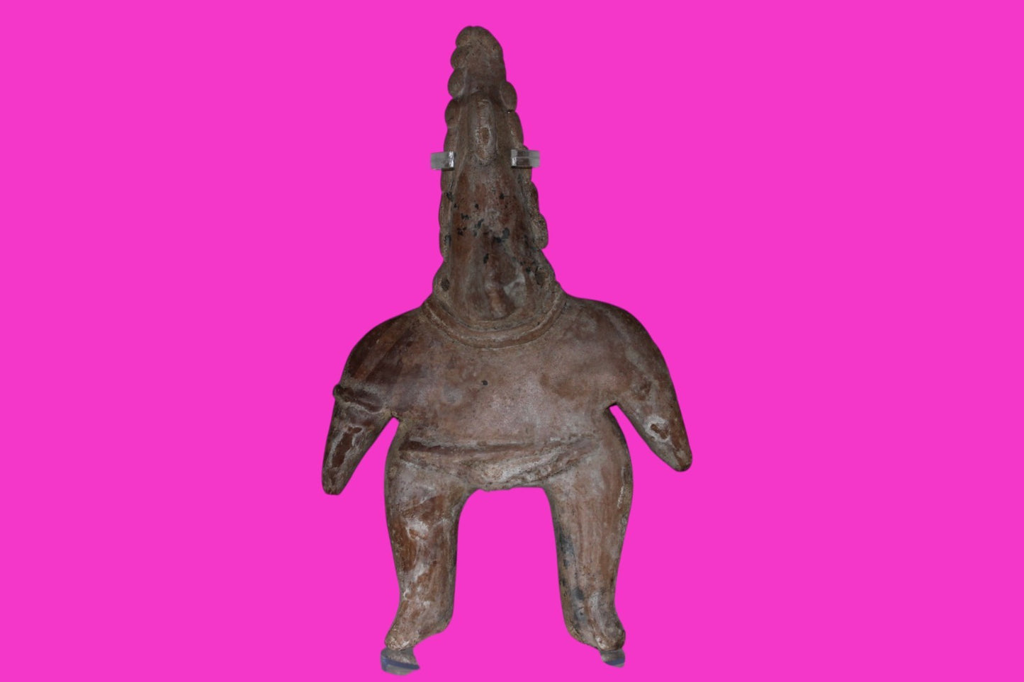 Authentic Pre Columbian Artifact Archaic Shaman Tomb Figure Colima Mexico COA 20