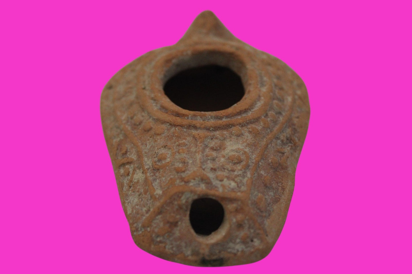 Ancient Holy Land Oil Lamp Artifact From Jesus Christ Home Land 100-500AD COA 65