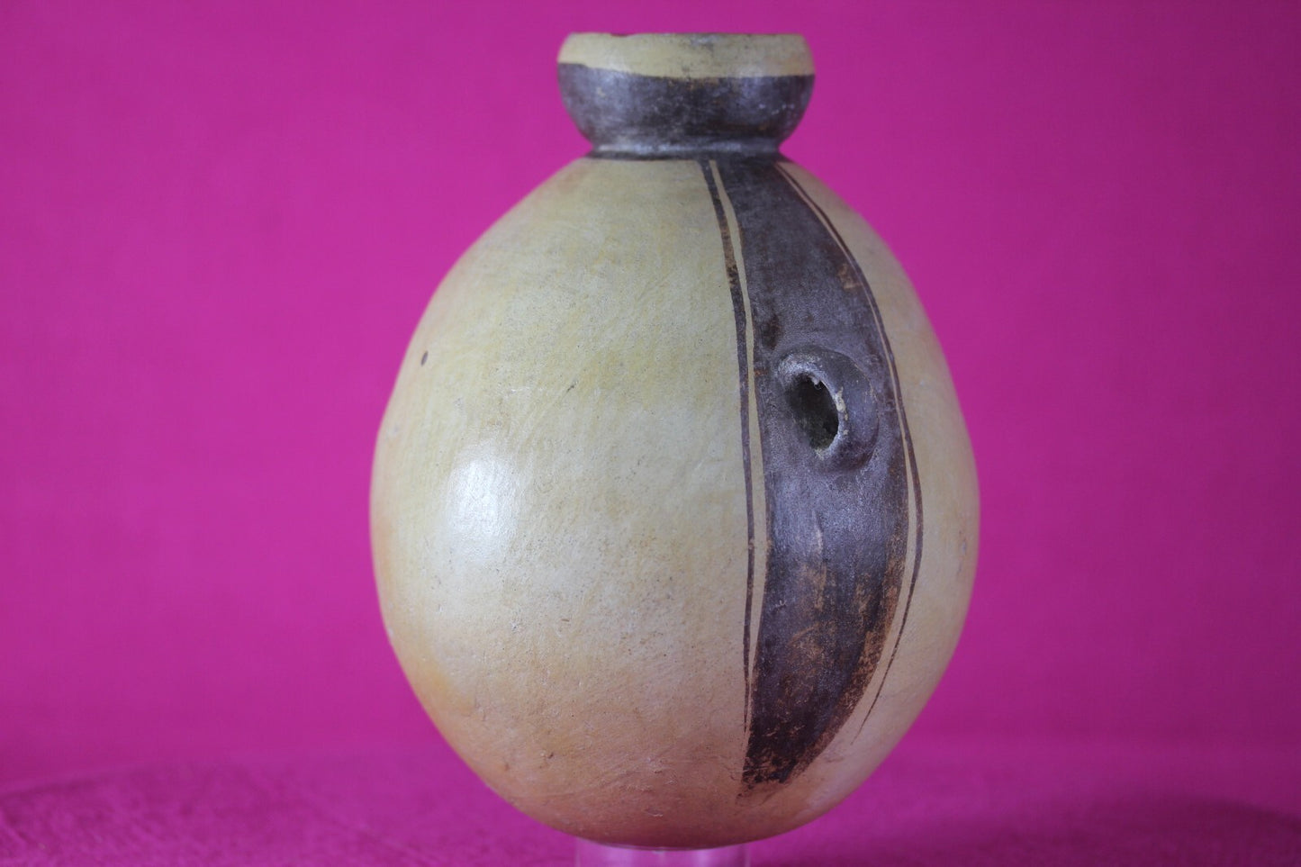 Authentic Pre Columbian Chancay Artifact 800-1200 AD Pottery Jar Peru COA T09