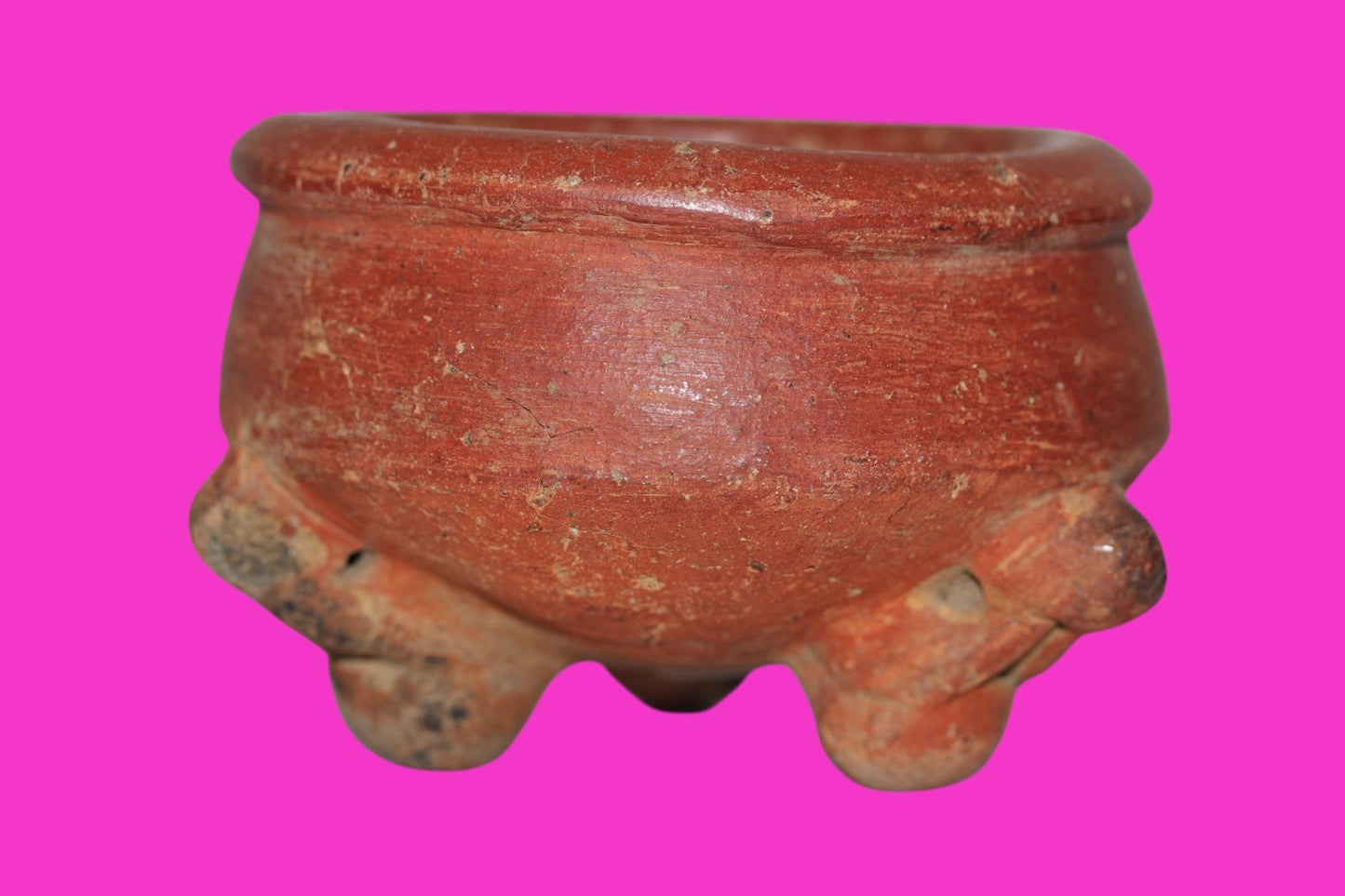 Pre Columbian Artifact Authentic Tripod Bowl Gran Cocle Panama 800 AD COA J74