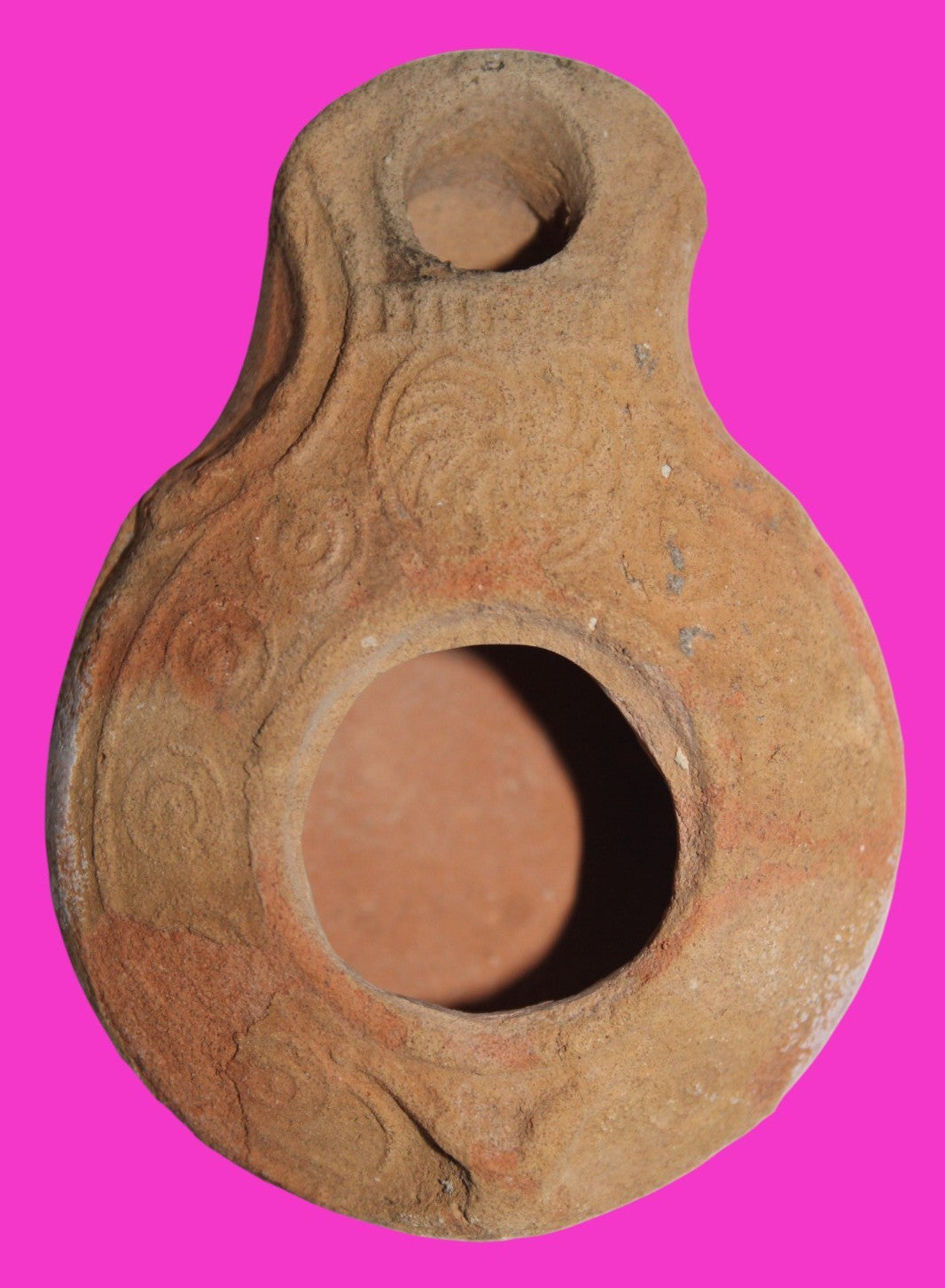 Ancient Holy Land Oil Lamp Artifact From Jesus Christ Home Land 100-500AD COA 50