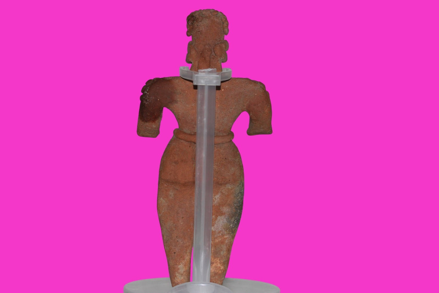 Pre Columbian Artifact 6 Inch Shaman Tomb Figure Colima Mexico 100 BC COA 239