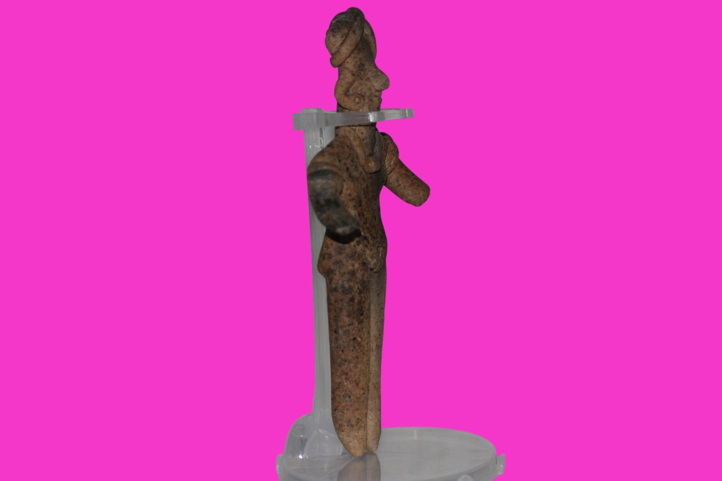 Pre Columbian Artifact 6 Inch Female Tomb Figure Colima Mexico 100 BC COA 242