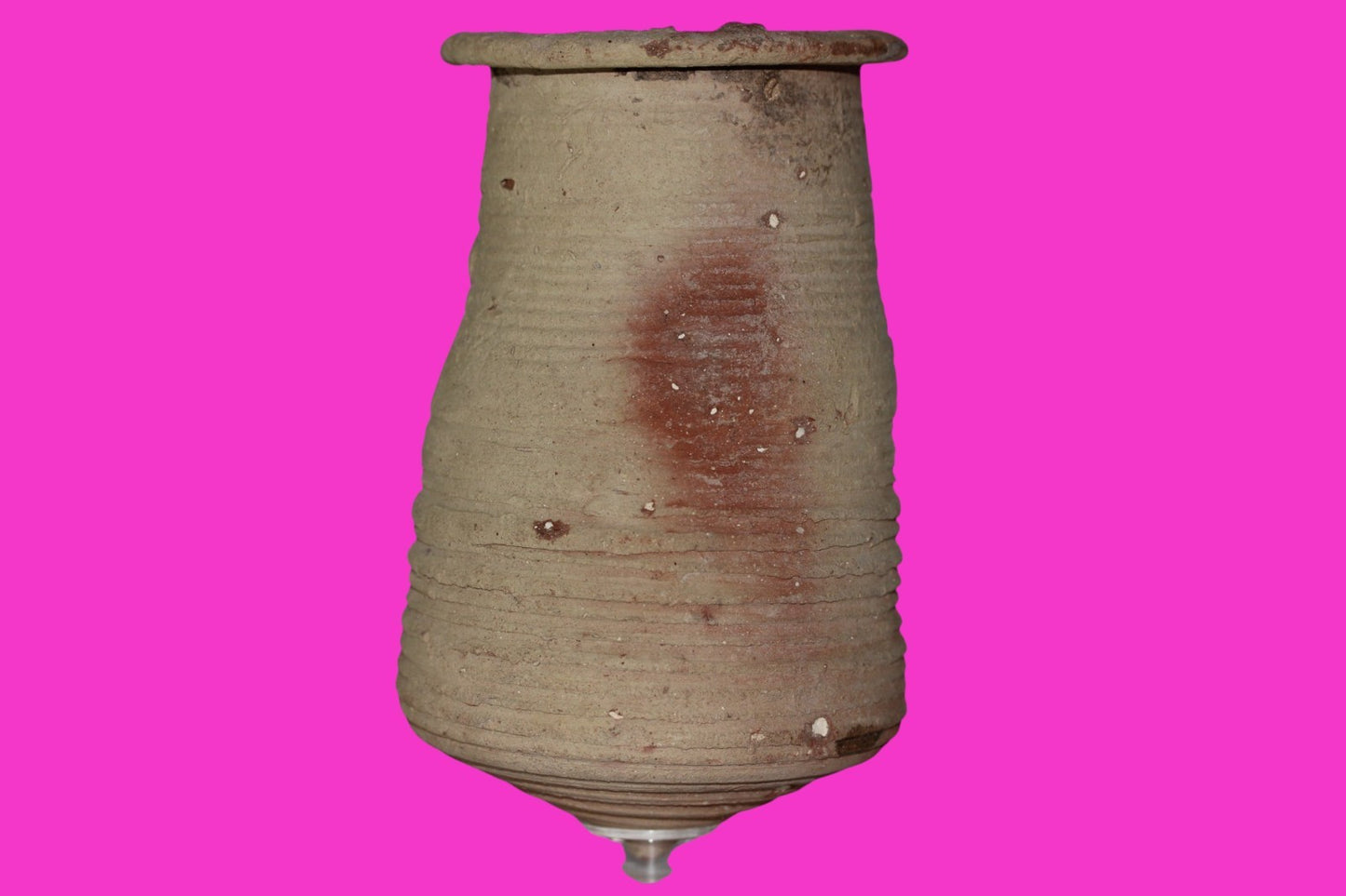 Ancient Holy Land Artifact Large Beaker Found in Israel 400 BC-600 AD COA J128