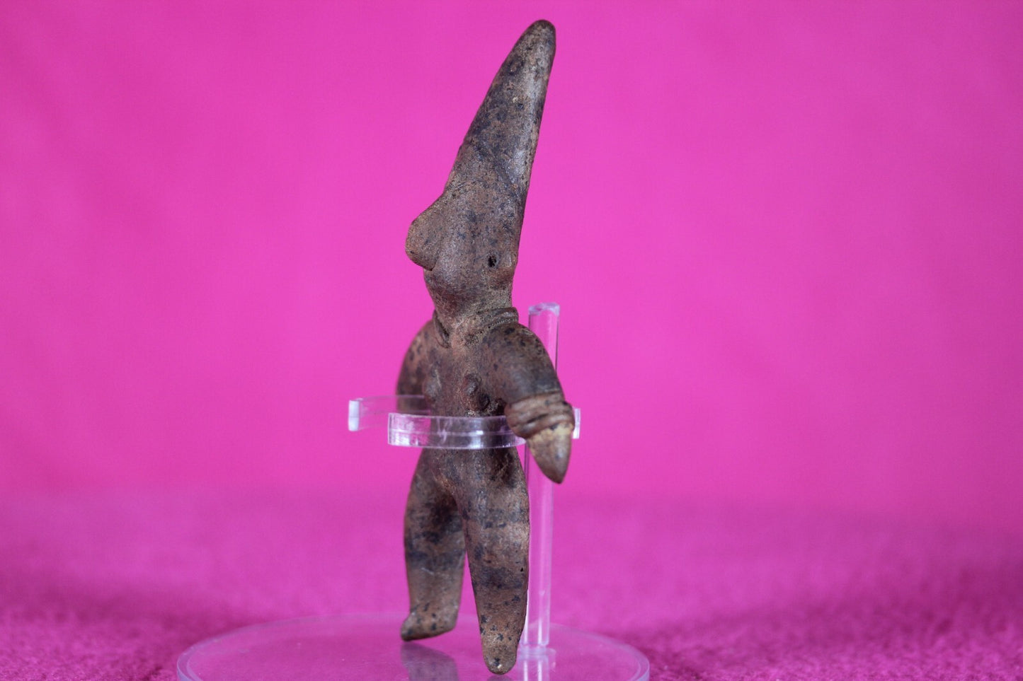 Authentic Pre Columbian Artifact Girl Figure Colima Mexico 100 BC-250 AD COA 138