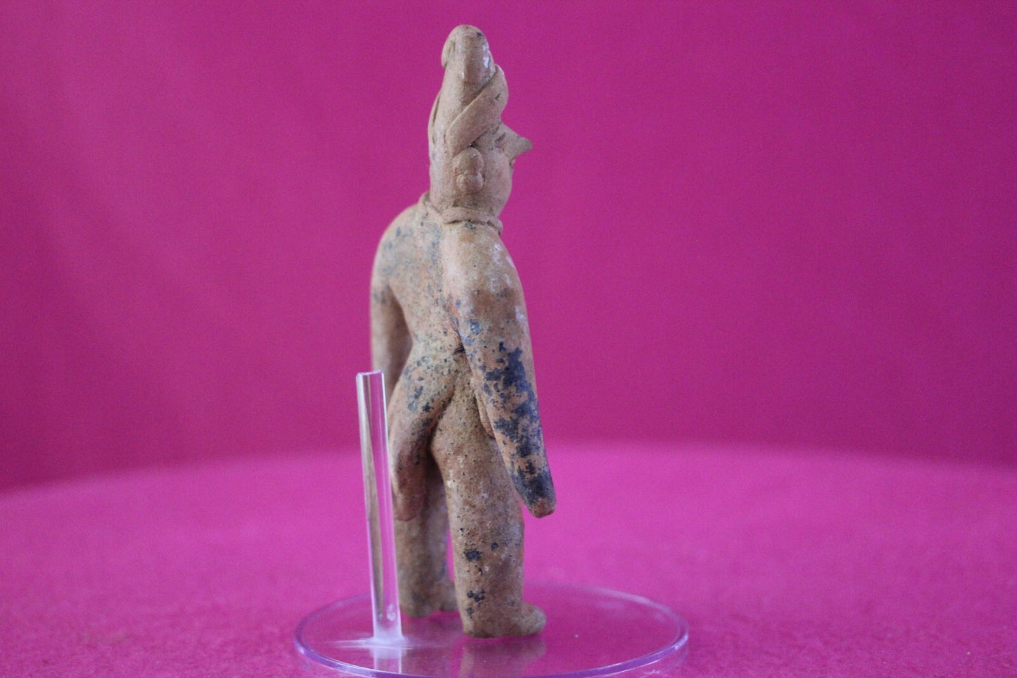 Authentic Pre Columbian Artifact Tomb Figure Colima Mexico 100 BC-250 AD COA 163
