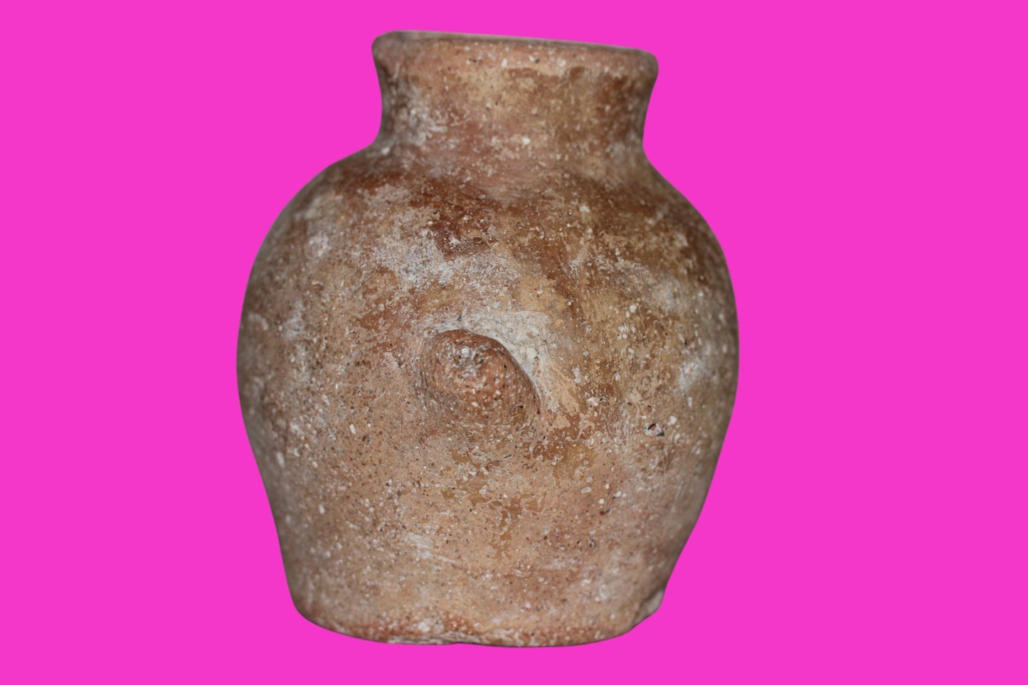 Ancient Holy Land Jar Artifact 5500 Year Old Before Abraham 3500 BC COA J142