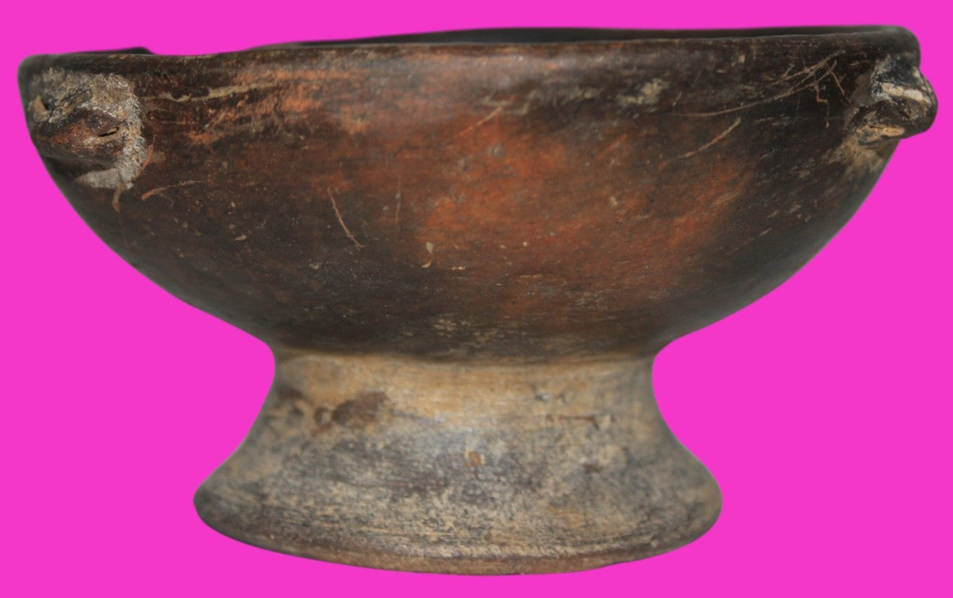 Authentic Pre Columbian Artifact Pedestal Bowl Calima Colombia 750 AD COA J63