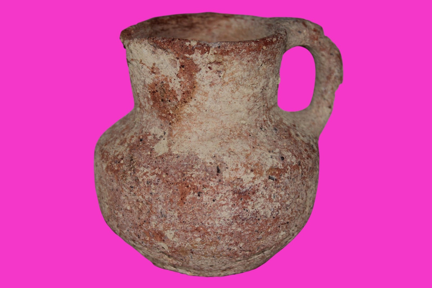 Ancient Holy Land Artifact Jug From Time of Jesus Christ 100 BC - 100 AD COA 14