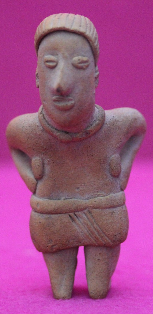 Authentic Pre Columbian Artifact Rare Grandma Tomb Figure Colima Mexico COA 155