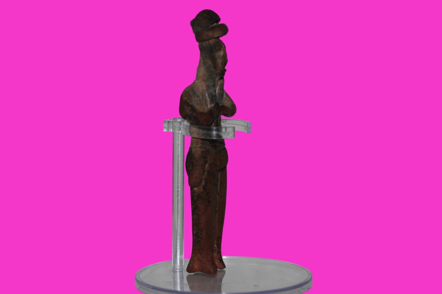 Authentic Pre Columbian Artifact Pretty Lady Tomb Figure Colima Mexico COA 16