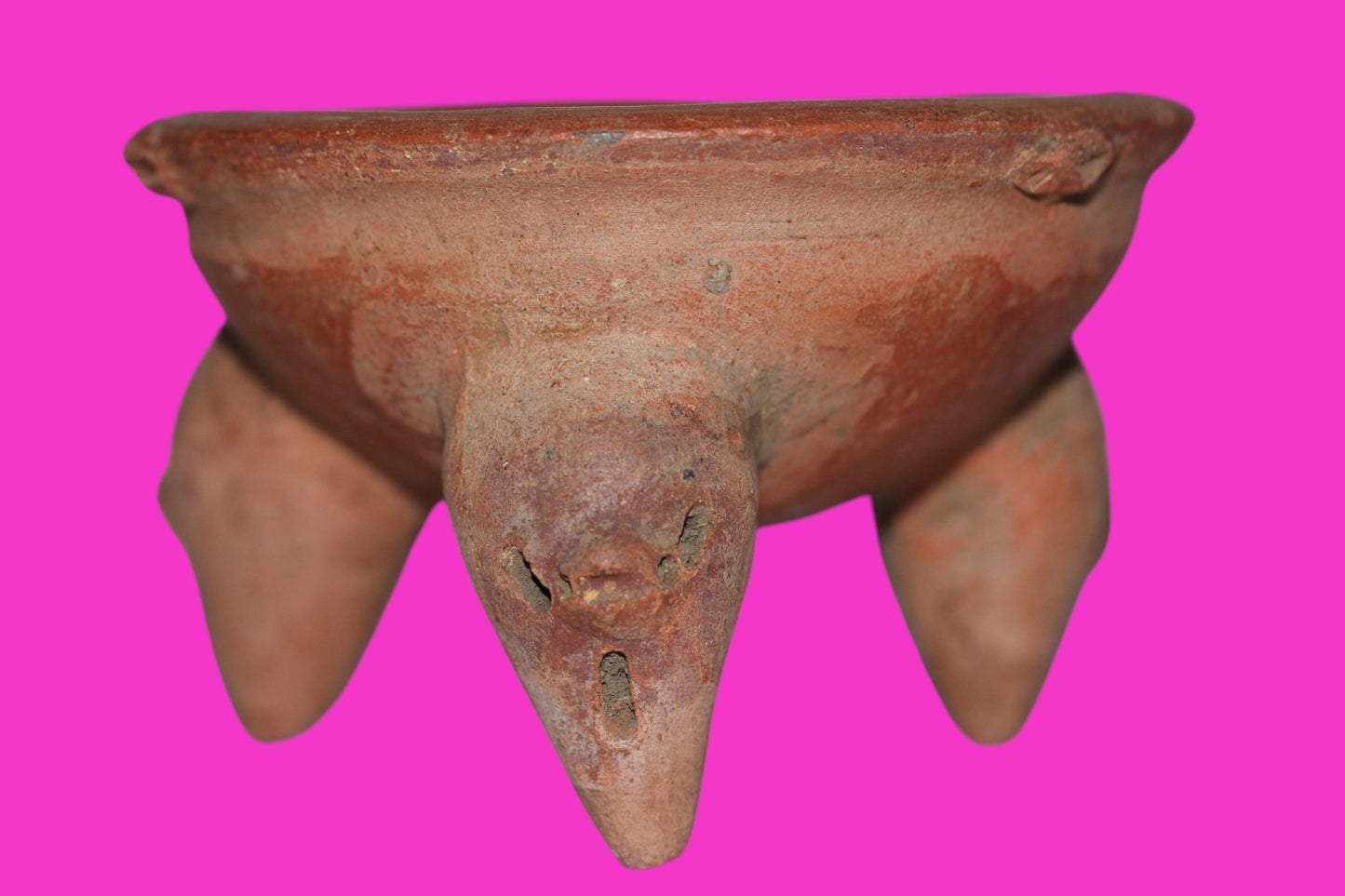 Pre Columbian Authentic Artifact Tripod Bowl Watershed Area Costa Rica COA J86