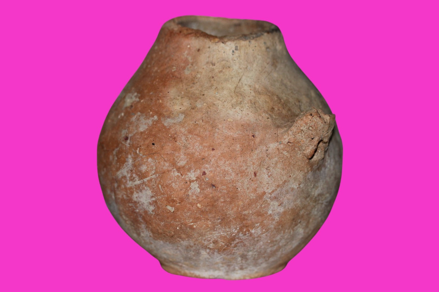 Ancient Holy Land Artifact 5500 Year Old Jar Before Abraham 3500 BC COA J144
