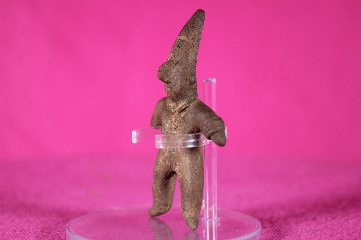Authentic Pre Columbian Artifact Archaic Tomb Figure Colima Mexico 100BC COA 135