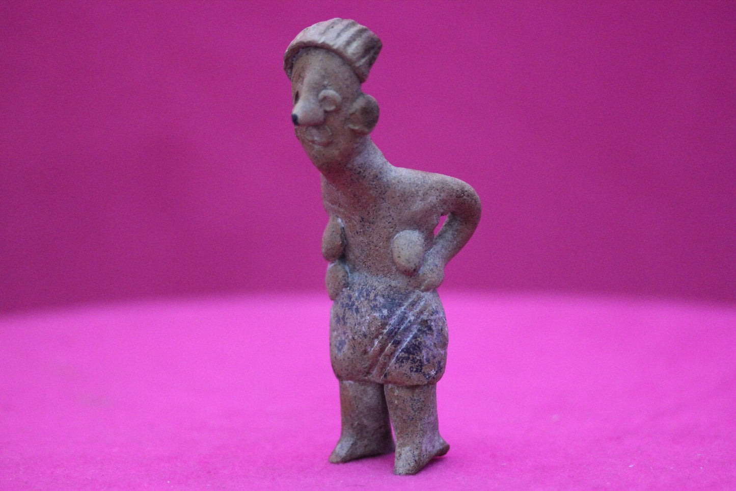 Authentic Pre Columbian Artifact Rare Grandma Tomb Figure Colima Mexico COA 153