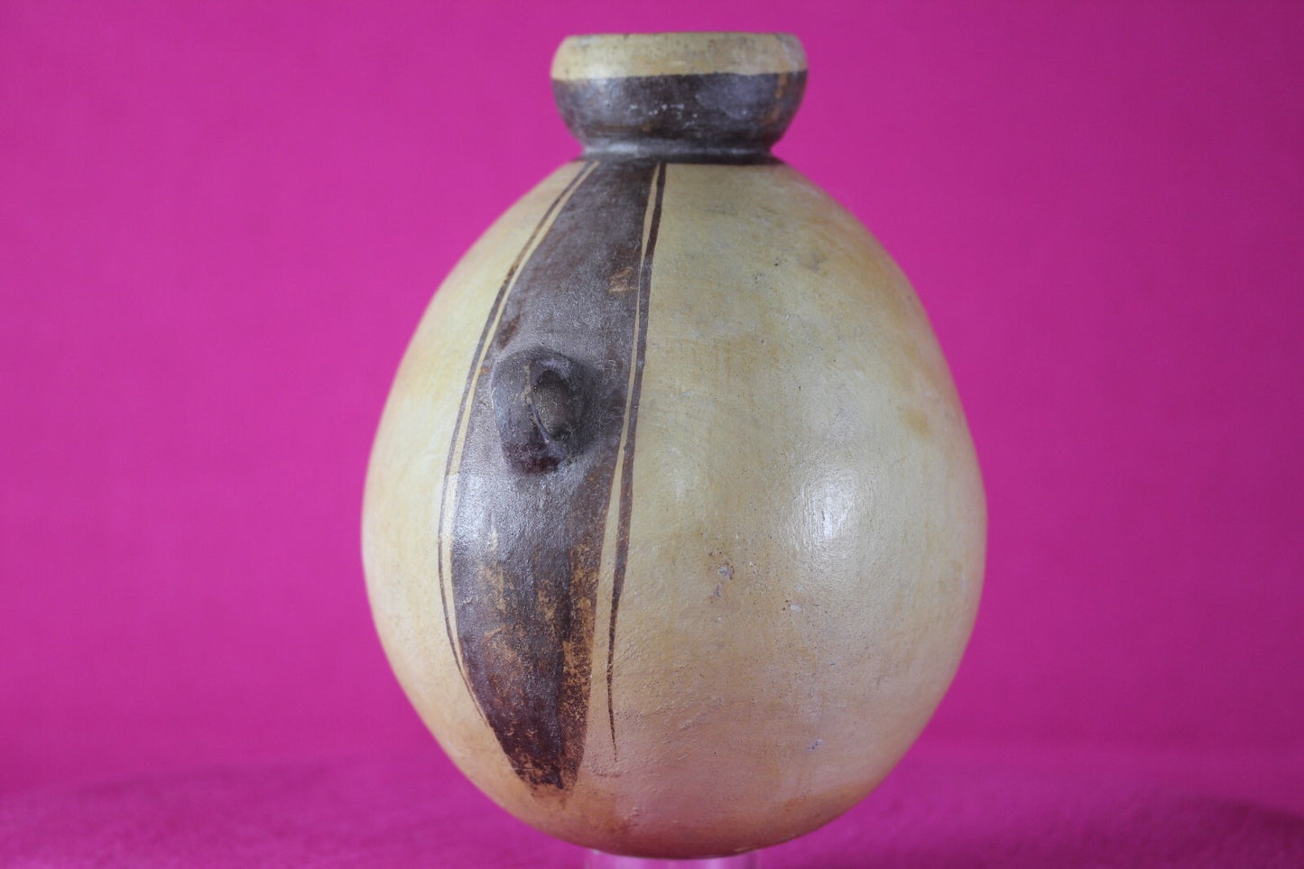 Authentic Pre Columbian Chancay Artifact 800-1200 AD Pottery Jar Peru COA T09