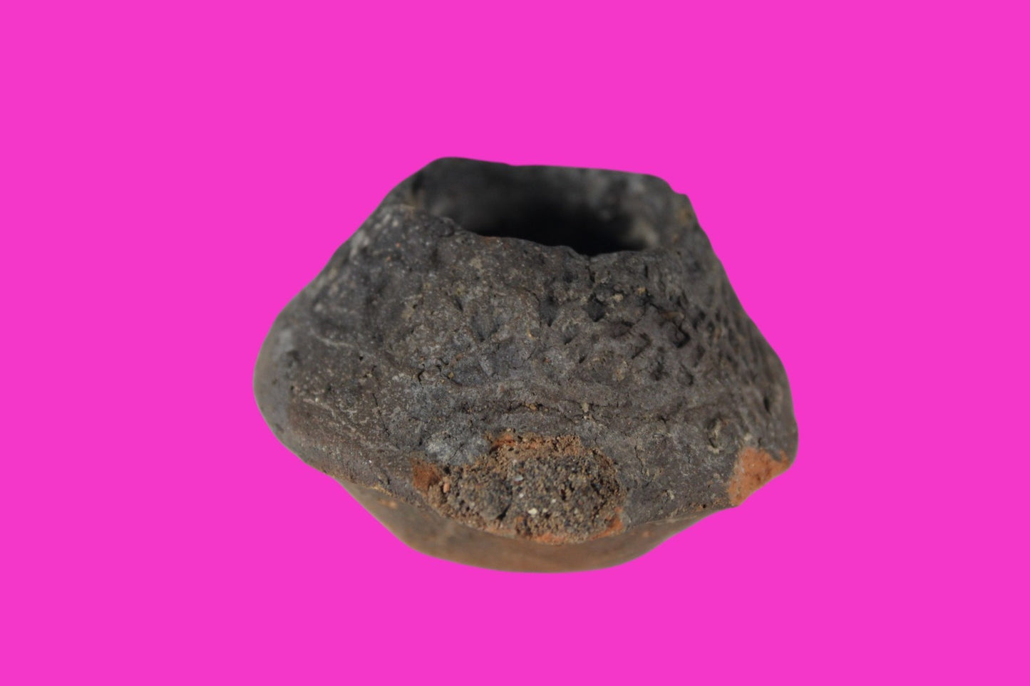 Oil Lamp Holy Land Ancient Artifact Jesus Christ Home Israel 300-600 AD COA 132