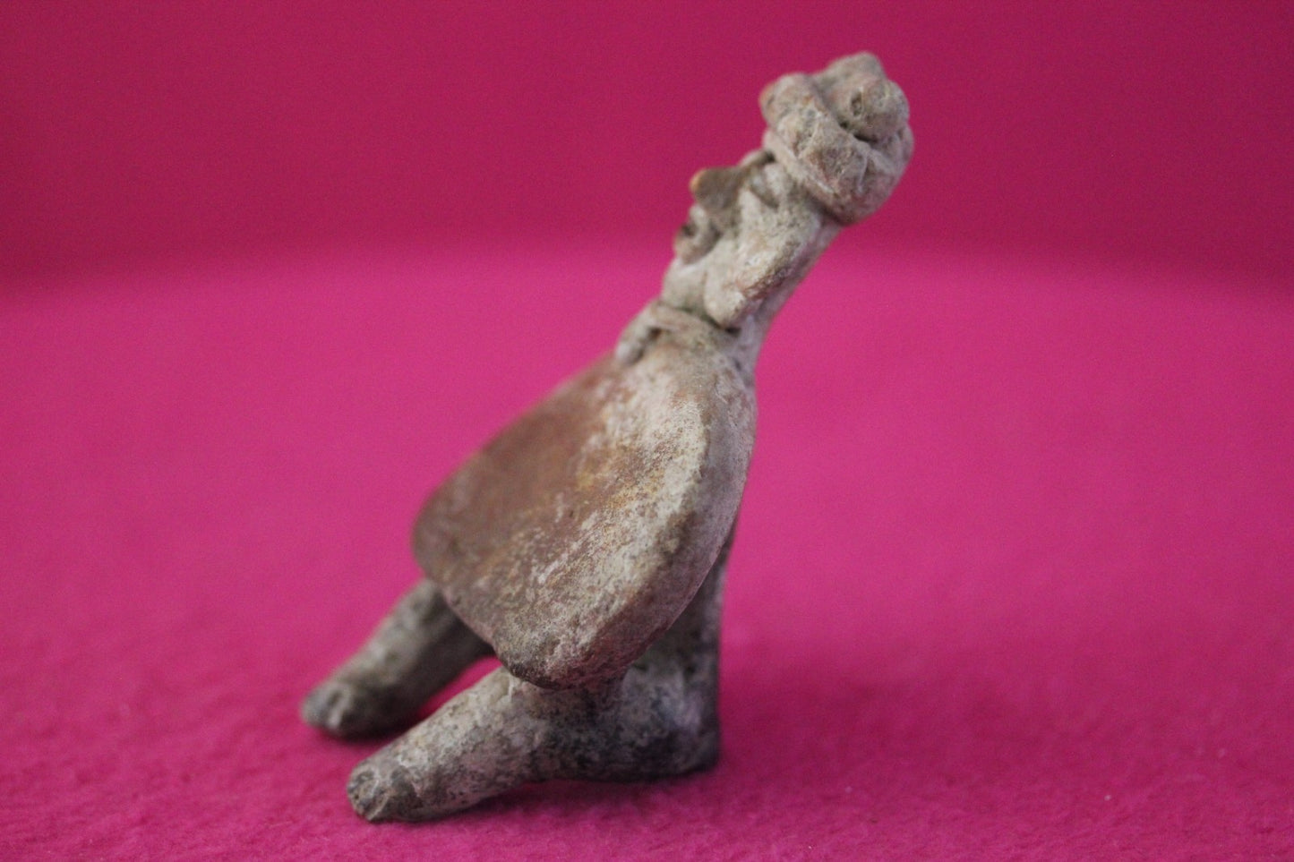 Authentic Pre Columbian Artifact Rare Skirted Tomb Figure Colima Mexico COA 183