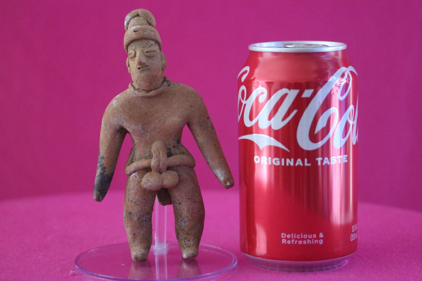 Authentic Pre Columbian Artifact Tomb Figure Colima Mexico 100 BC-250 AD COA 163