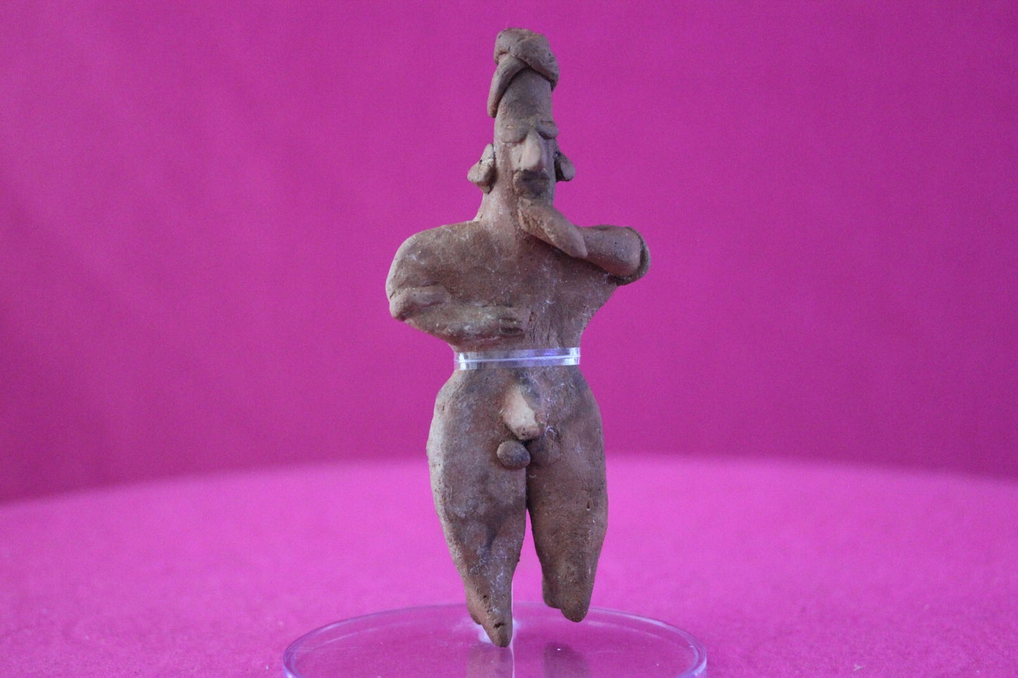 Pre Columbian Authentic Artifact Tomb Figure Colima Mexico 100 BC-250 AD COA 164