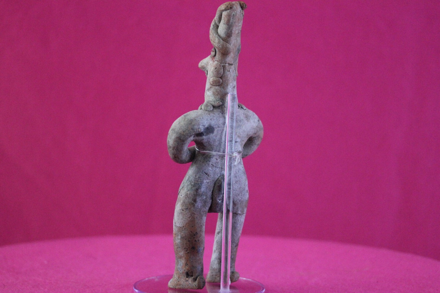 Authentic Pre Columbian Artifact Tomb Figure Colima Mexico 100 BC-250 AD COA 169