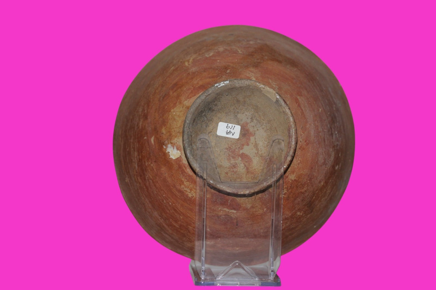 Pre Columbian Authentic Artifact Pedestal Bowl Nazca Peru 500 to 800 AD COA J53