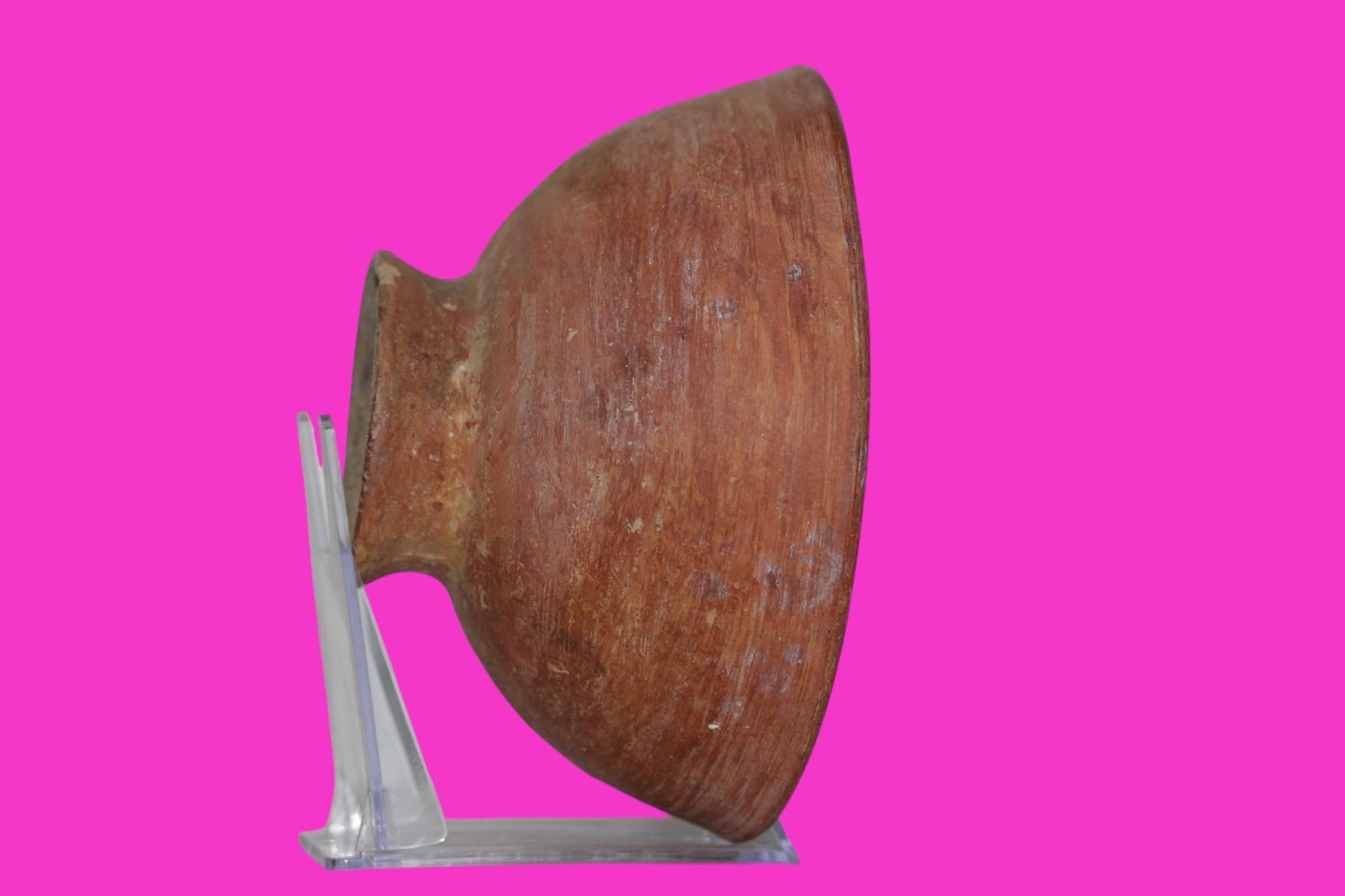 Authentic Pre Columbian Artifact Pedestal Bowl Nazca Peru 500 to 800 AD COA J53