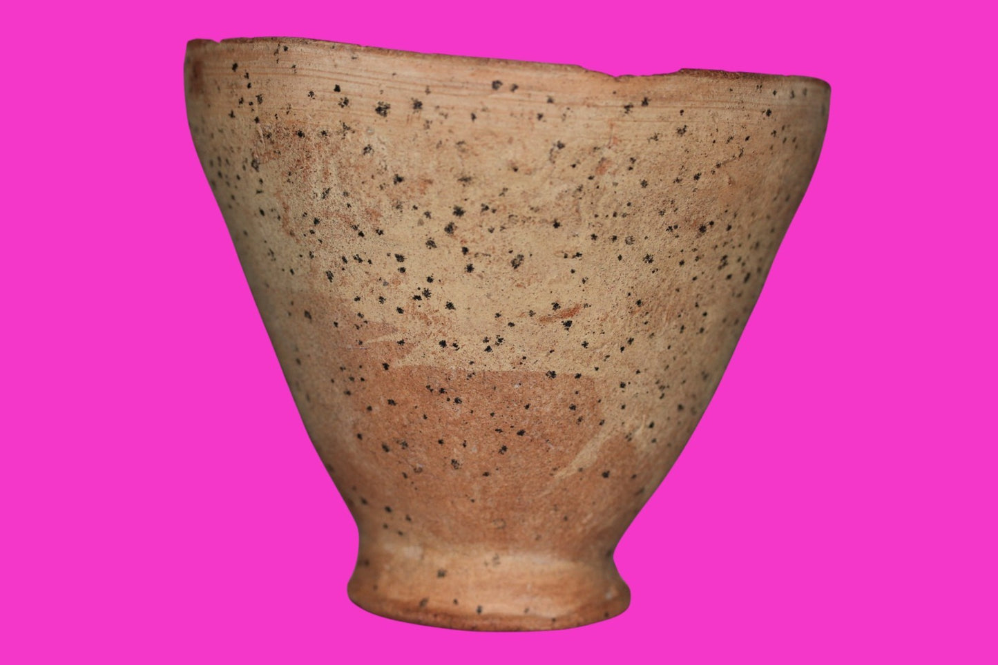 Holy Land Artifact Ancient 4000 Year Old Cup Time of Abraham 2000 BC COA J143