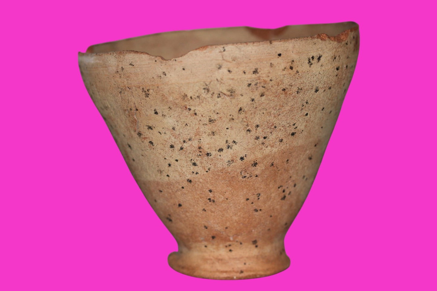 Time of Abraham Holy Land Artifact Ancient 4000 Year Old Cup  2000 BC COA J143