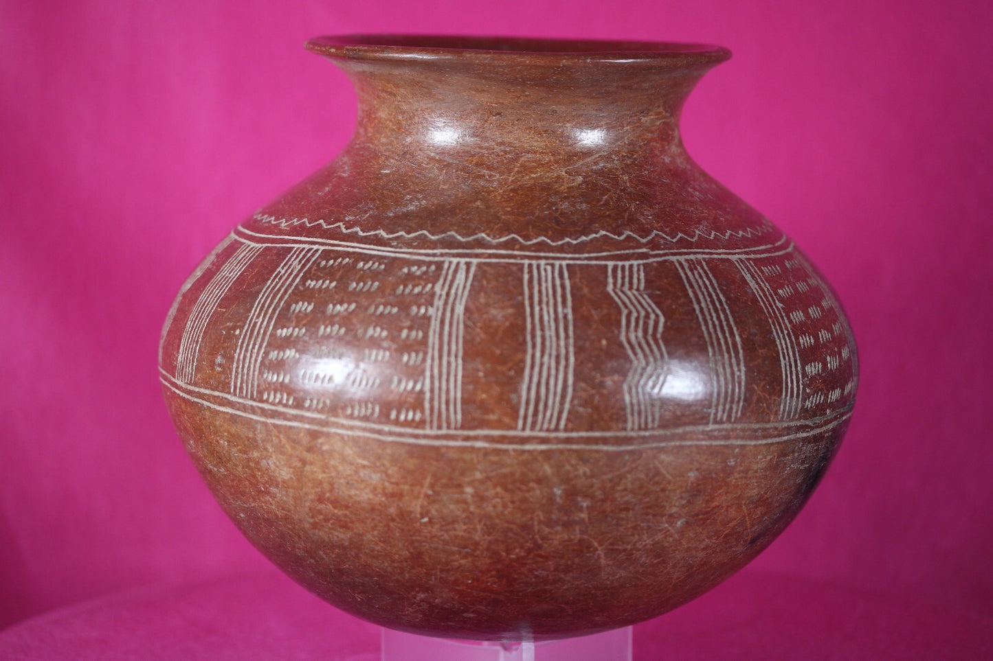 Pre Columbian Artifact Authentic Decorated Olla Chupicuaro Arte Primitivo T103