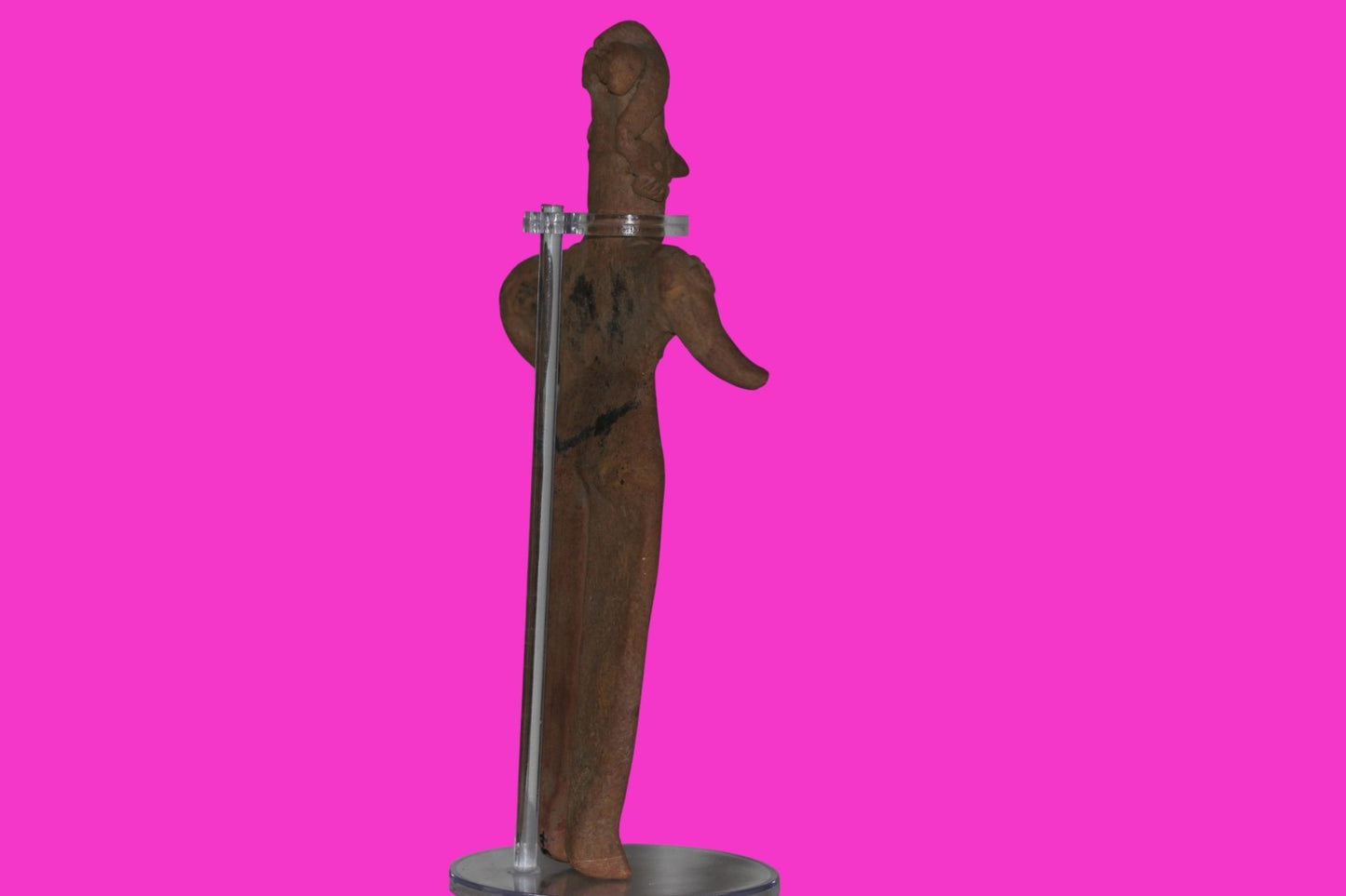 Pre Columbian Artifact Huge 9 Inch Tall Tomb Figure Colima Mexico 100 BC COA 231