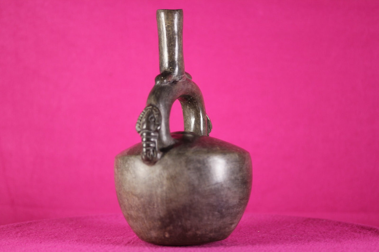 Pre Columbian Authentic Artifact Lobster  Pottery Jar 750-1375 AD Sican Peru J49