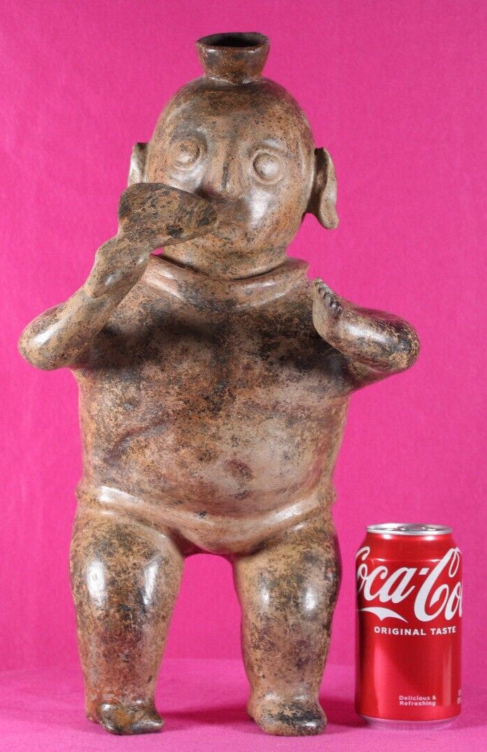 Ex Museum President Authentic Pre Columbian Artifact Giant Colima Dancer COA T06