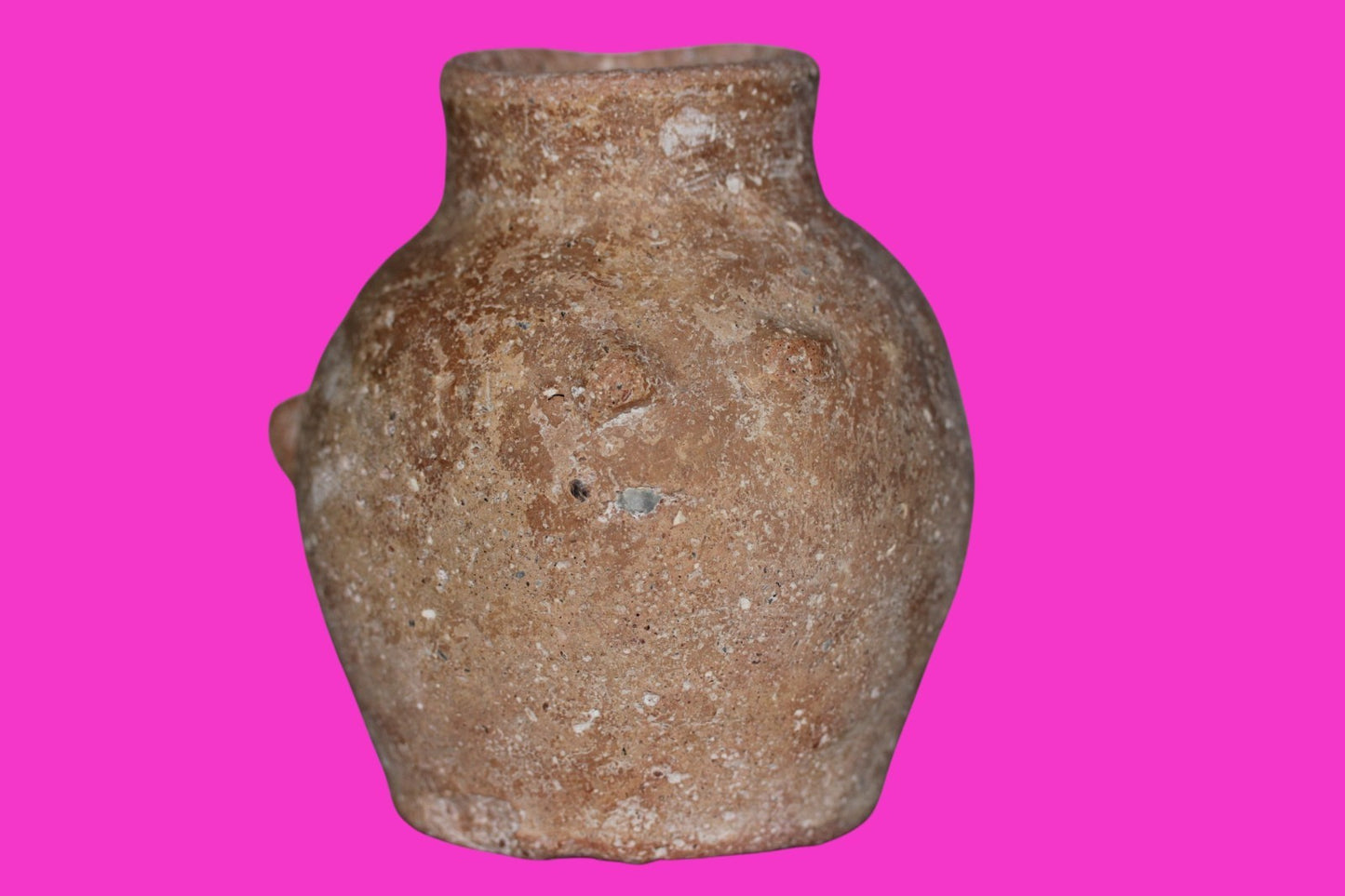 Time of Canaanites Holy Land Artifact Ancient Jar 5500 Year Old 3500 BC COA J142
