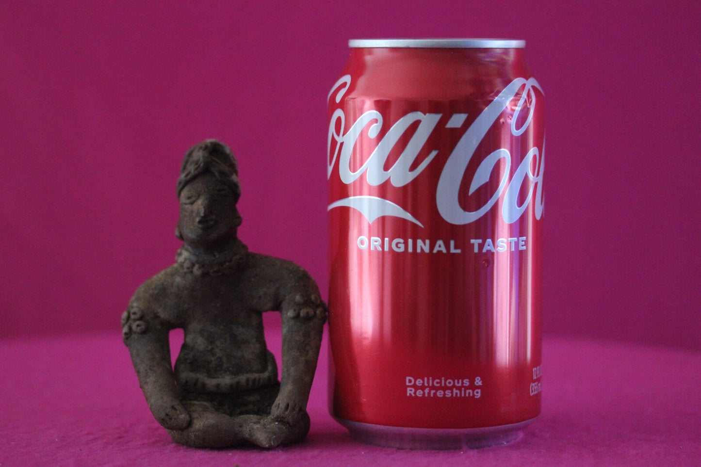 Authentic Pre Columbian Artifact Rare Seated Tomb Figure Colima Mexico COA 179