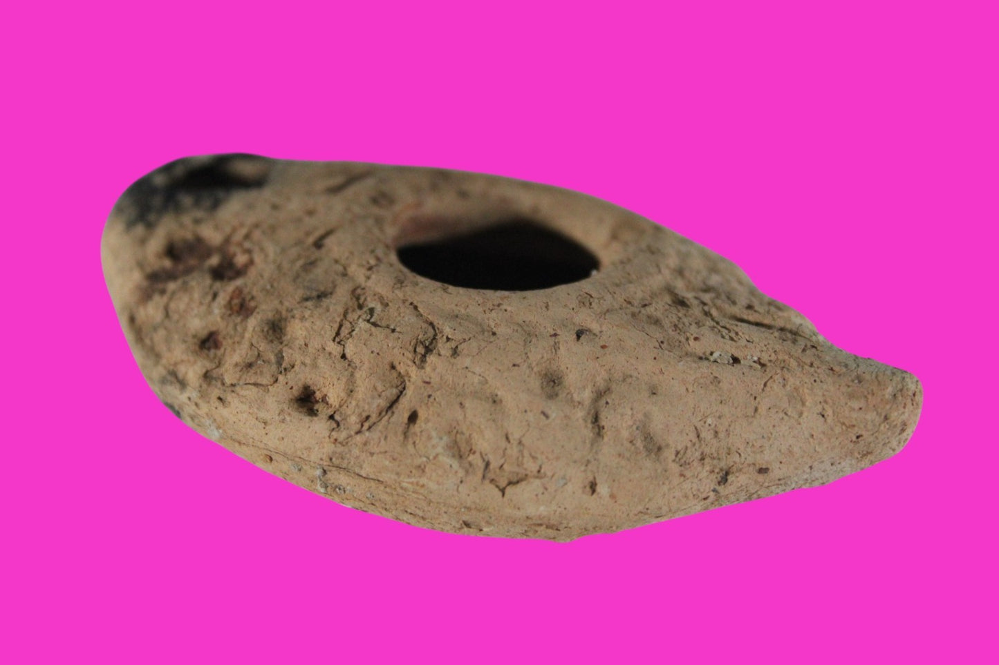 Ancient Holy Land Oil Lamp Artifact Land of Jesus Christ 100 BC-200 AD COA J146