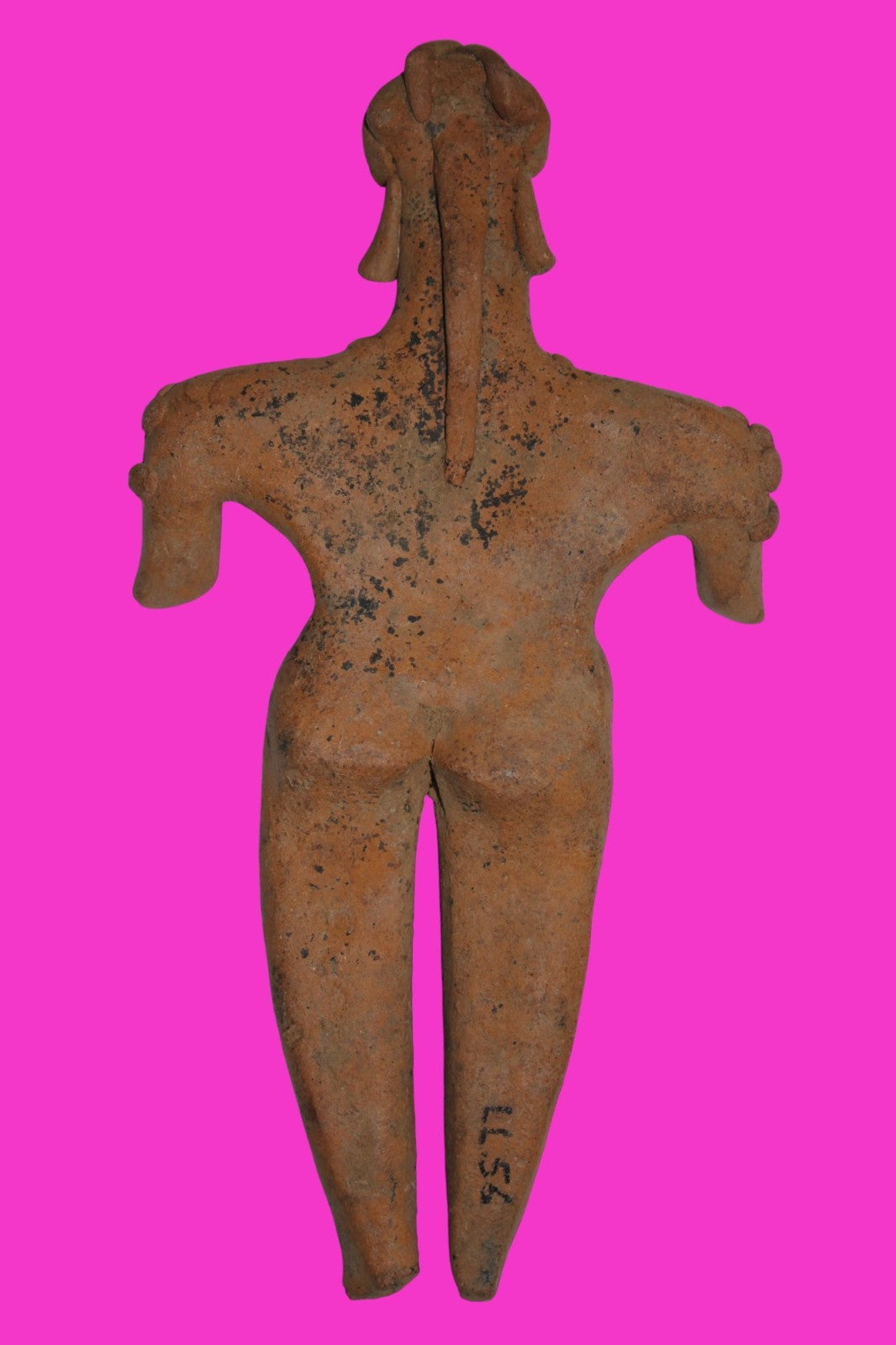 Pre Columbian Artifact 7 Inch Shaman Tomb Figure Colima Mexico 100 BC COA 234