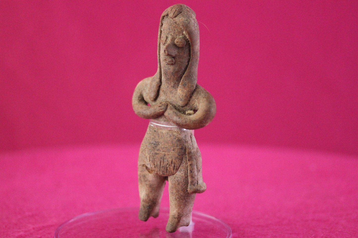 Authentic Pre Columbian Artifact Tomb Figure Colima Mexico 100 BC-250 AD COA 177