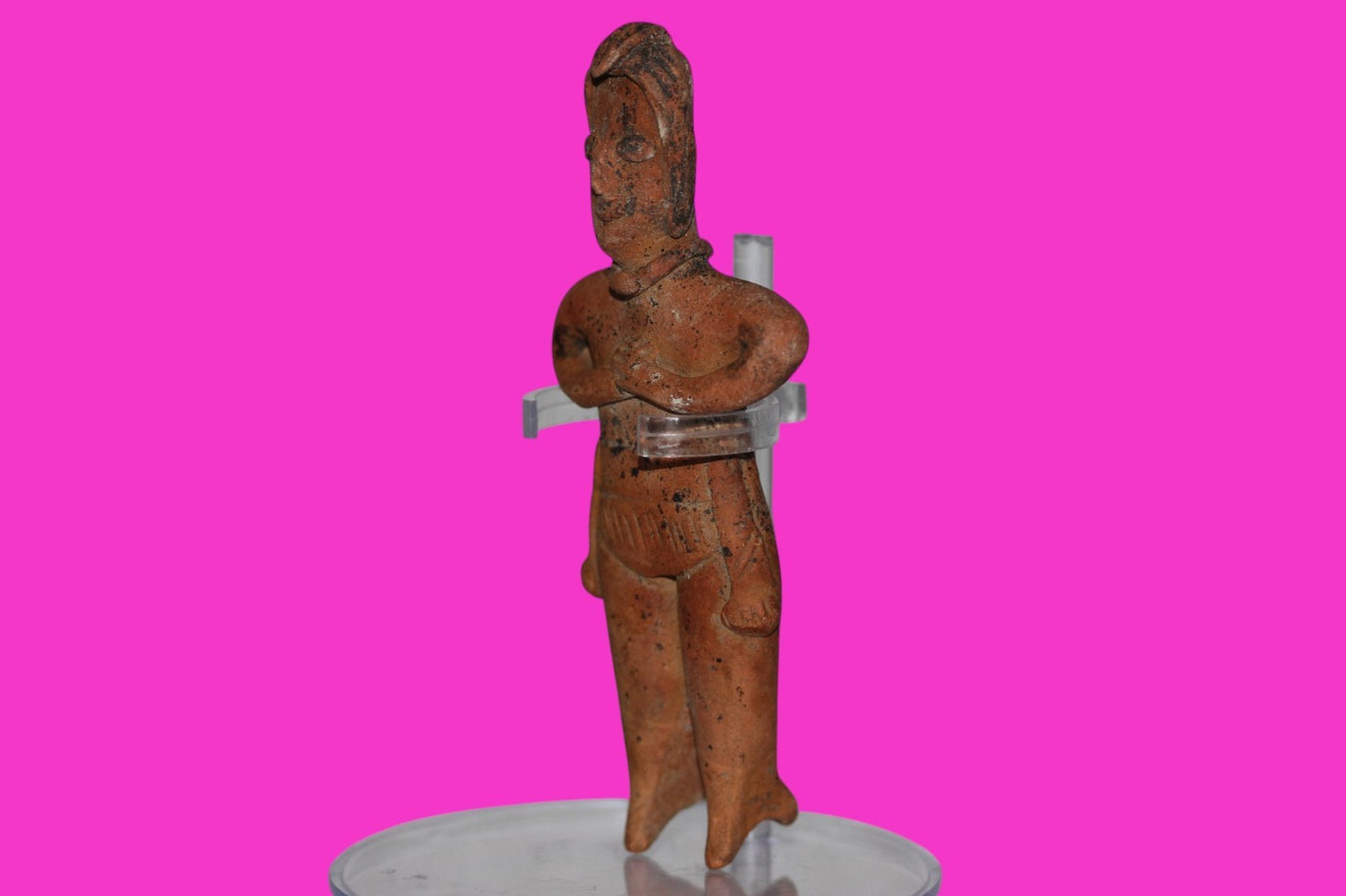 Authentic Pre Columbian Artifact Pretty Lady Tomb Figure Colima Mexico COA 17