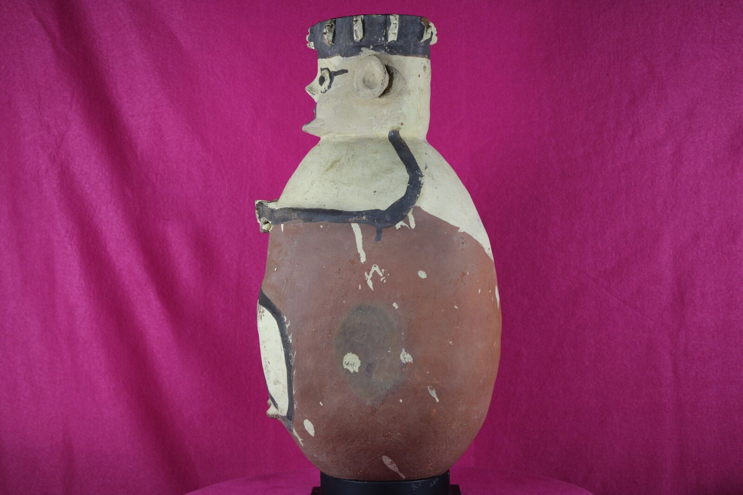 Pre Columbian Artifact Authentic 18 Inch Chancay Man Ex Arte Primitivo COA T106