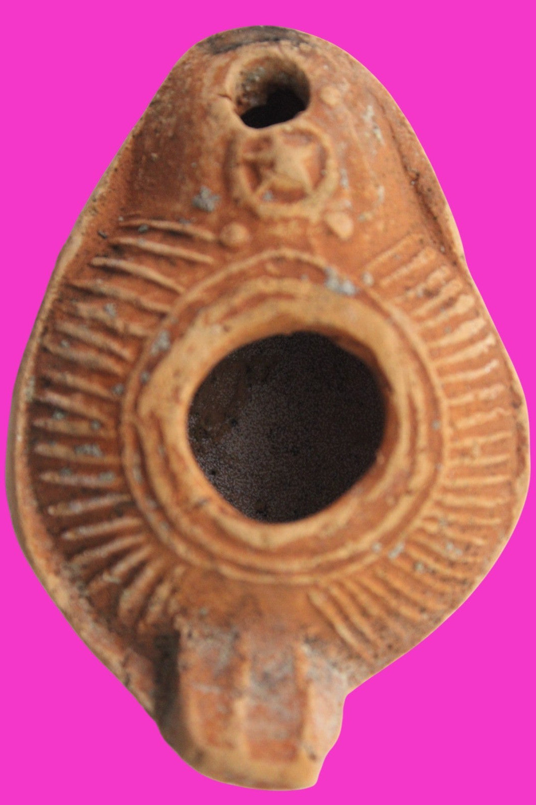 Ancient Holy Land Oil Lamp Artifact From Jesus Christ Home Land 100-500AD COA 64