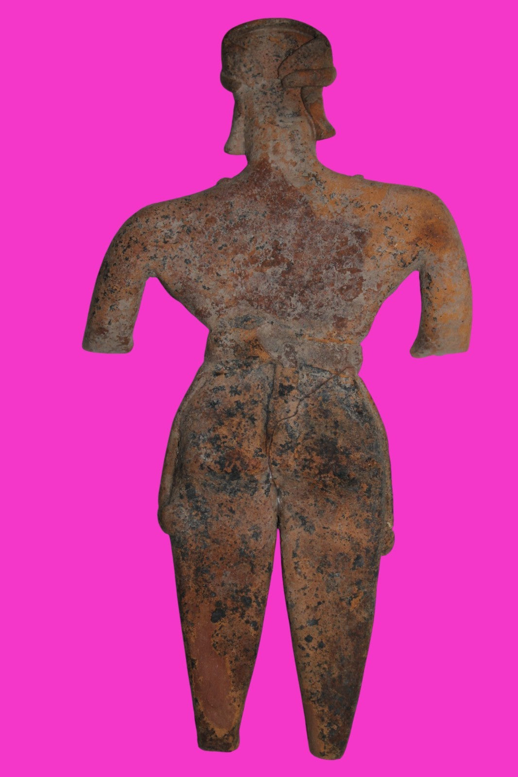 Pre Columbian Artifact 7 Inch Female Tomb Figure Colima Mexico 100 BC COA 247