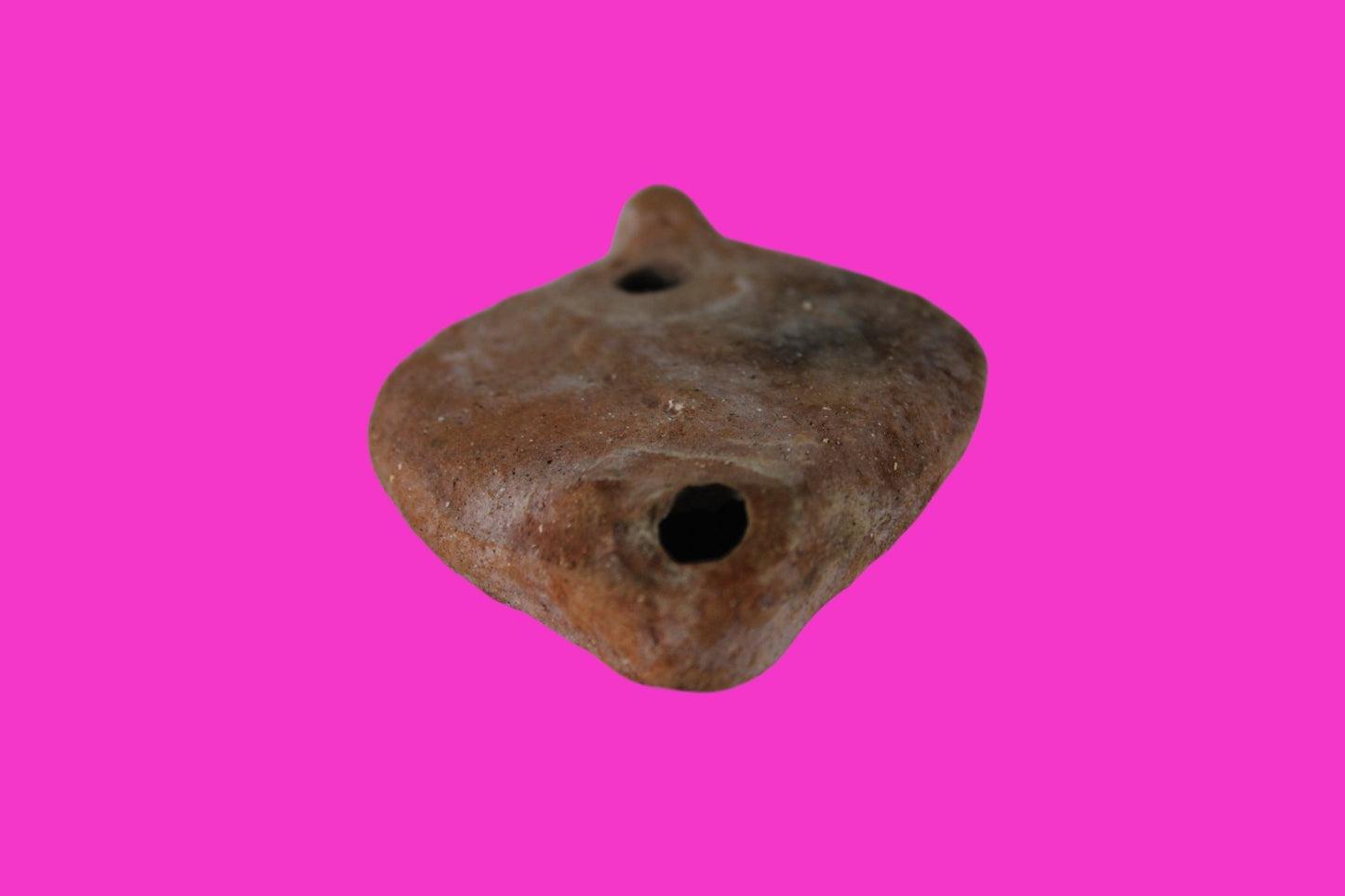 Ancient Holy Land Oil Lamp Artifact Jesus Christ Homeland 100BC-200AD COA 46