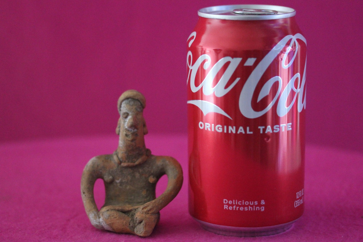 Authentic Pre Columbian Artifact Female Seated Tomb Figure Colima Mexico COA 190