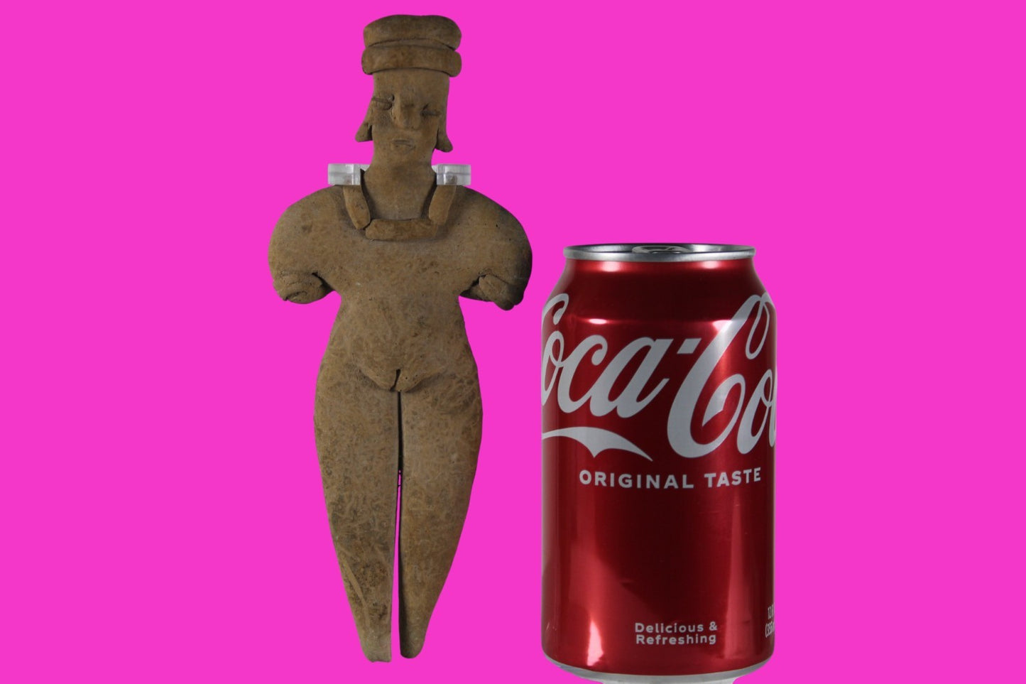 Pre Columbian Artifact 7 in Female Shaft Tomb Figure Colima Mexico 100BC COA 278